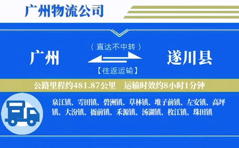 广州到遂川县物流公司